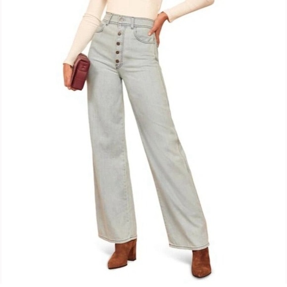Reformation Olive Wide Leg High Rise Jean - Picture 16 of 16